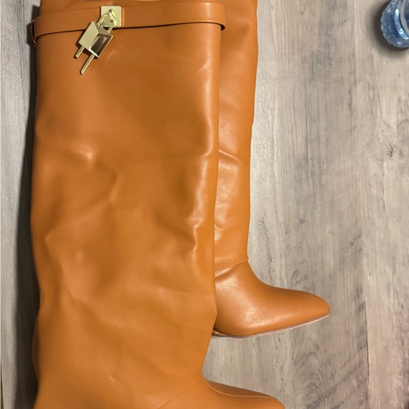 Fashion Nova Shoes - Fashion Nova Tan Over-the-Knee Boots